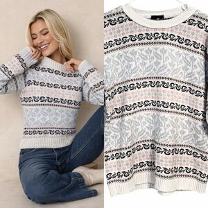 Vintage Fair Isle Sweater XS